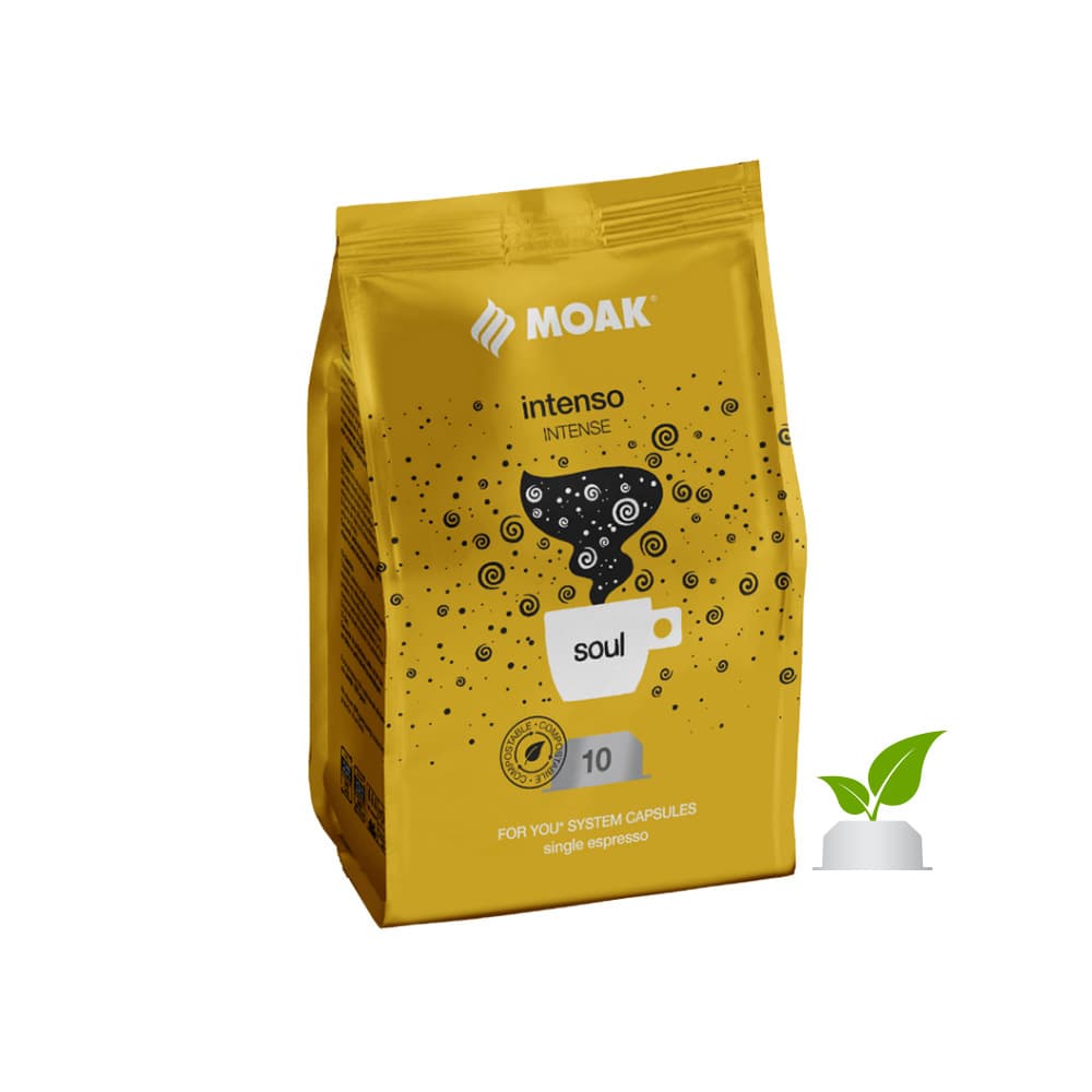 Café Cápsulas ForYou Single Compostável Intenso Soul 100un