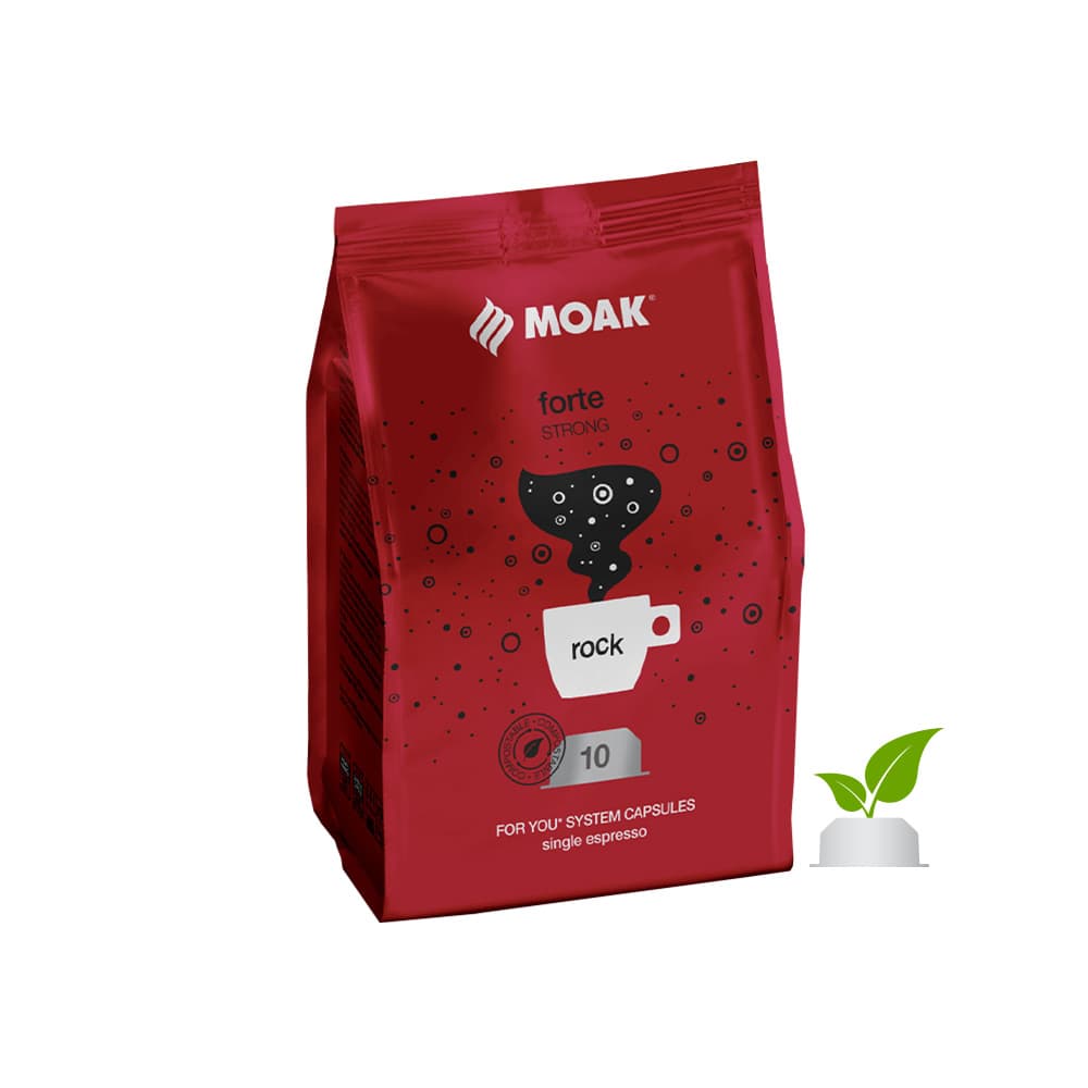 Café Cápsulas ForYou Single Compostável Forte Rock 100un