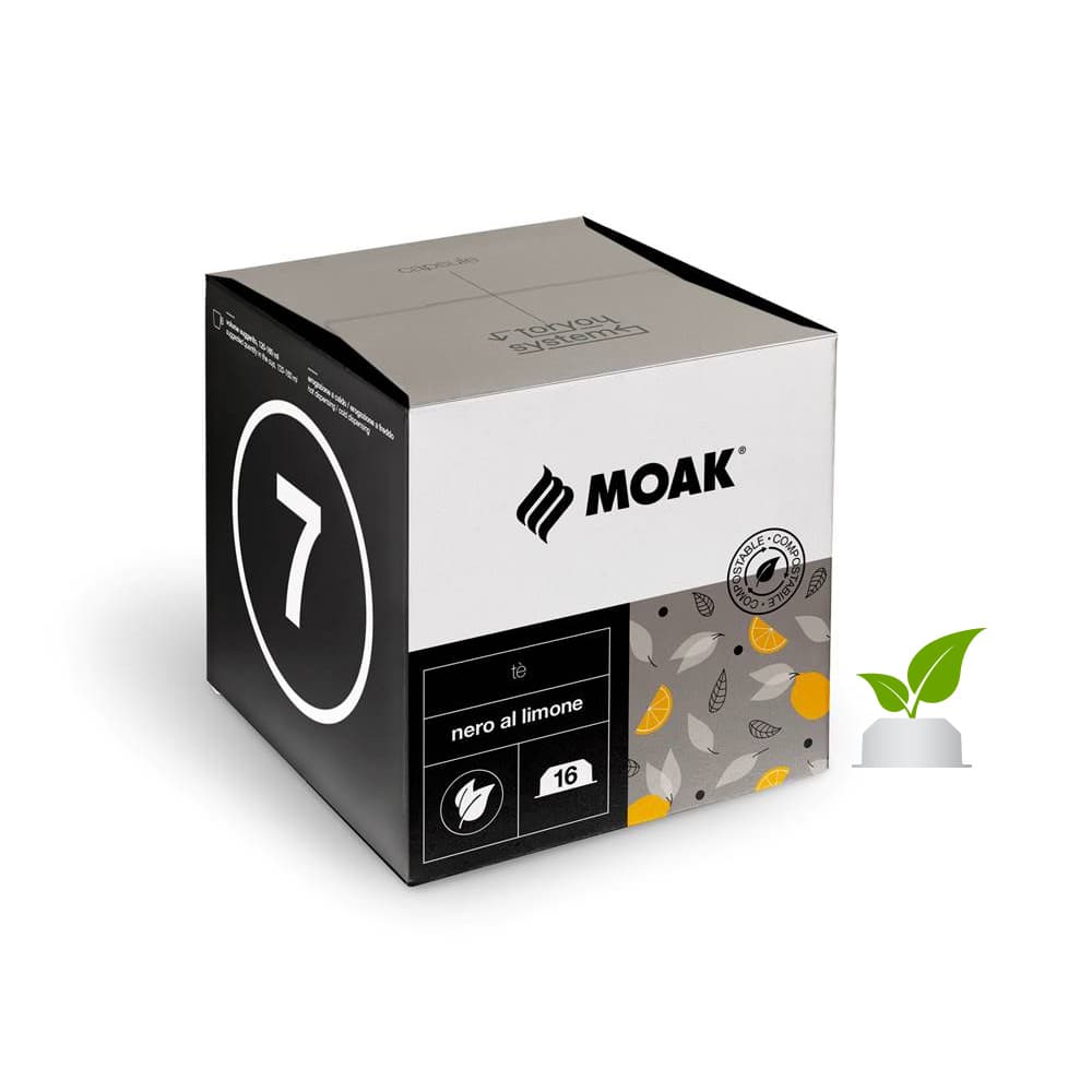 Chá Cápsulas ForYou Compostável Preto com Limão 16un