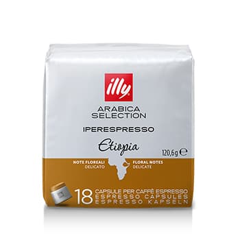Café Cápsulas IperEspresso ILLY Etiópia Pack 18un