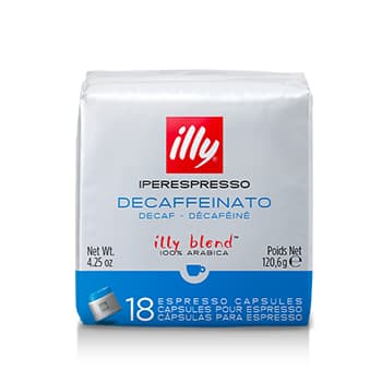 Café Cápsulas IperEspresso ILLY Descafeinado Pack 18un