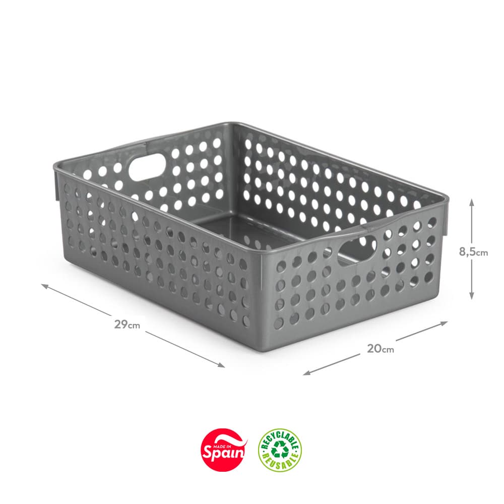 Caixa Arrumação Atlas Nº3  29x20x8,5cm Sortido