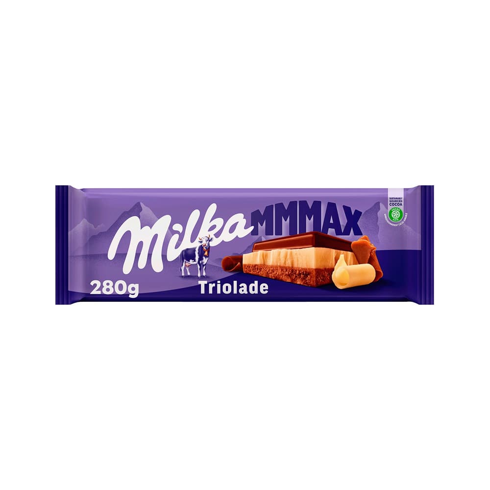 Tablete Chocolate Milka Triolade 280g