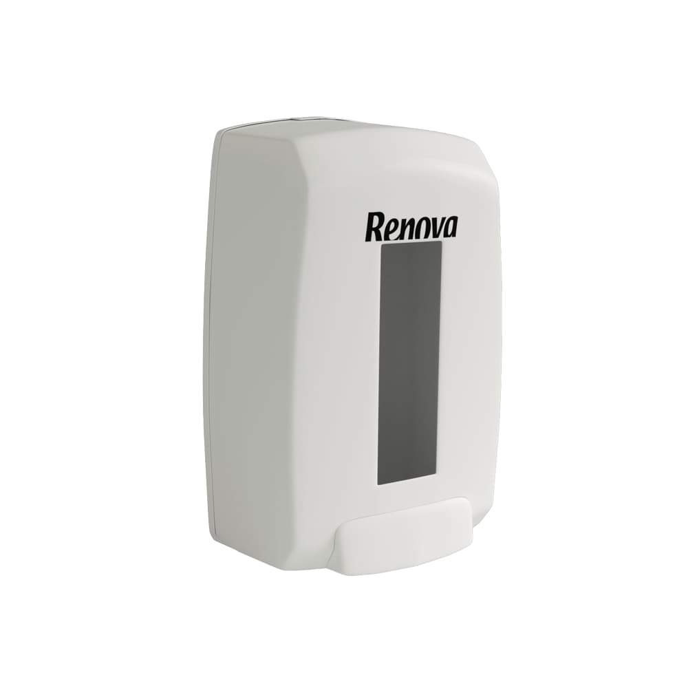 Saboneteira Enchimento Plástico Renova Vintage Branca 1L