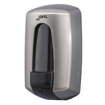 Saboneteira Enchimento Plástico Aitana Prata 900ml