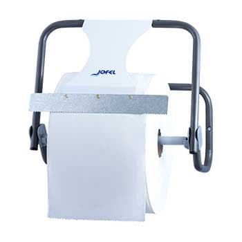 Suporte Rolo Papel Industrial para Parede Aço Laminado