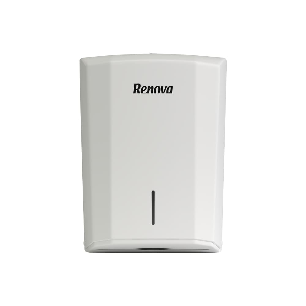 Dispensador Toalhas Mão Zig-Zag Renova Branco