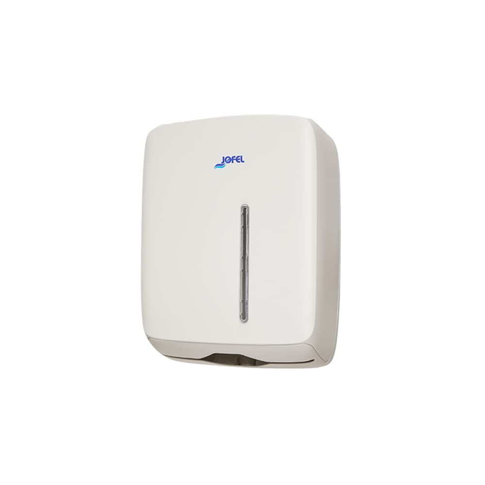 Dispensador Toalhas Mão Zig-Zag Branco Mate