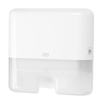 Dispensador Mini Toalhas Mão Zig-Zag TORK H2 Branco