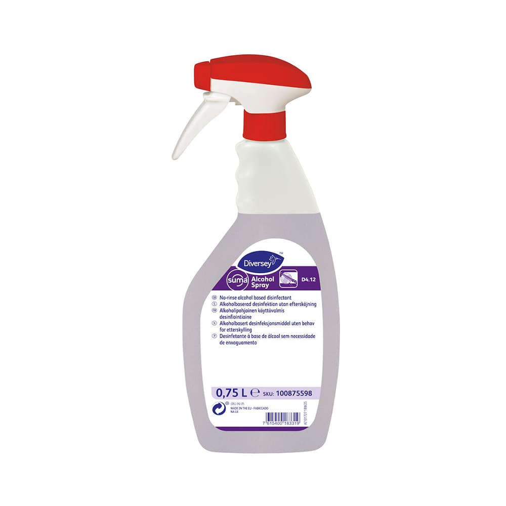 Desinfetante Suma Spray D4.12 Superfícies sem Enxaguar 0,75L