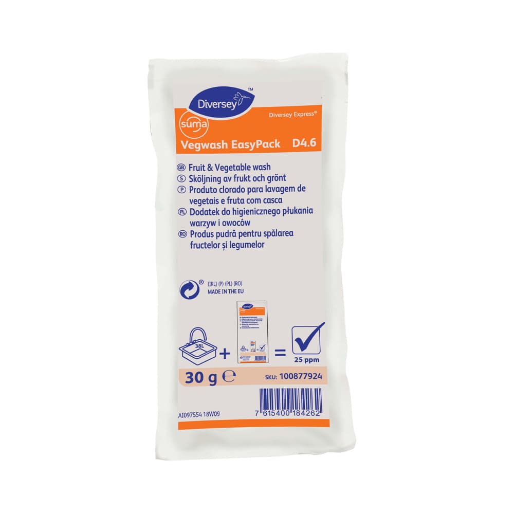 Higienizante Suma Vegwash EasyPack D4.6  30grx50 Saquetas