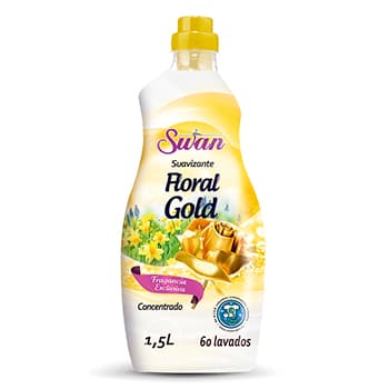 Amaciador Roupa Swan Floral Gold 60 Doses 1,5L