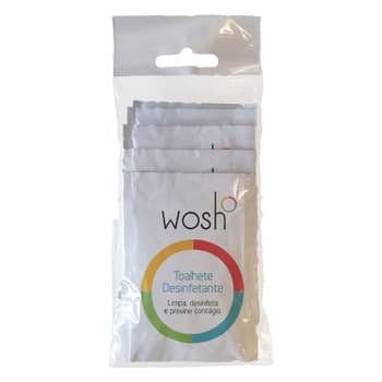Saqueta Toalhetes Desinfetantes Mãos / Equipamentos 10un