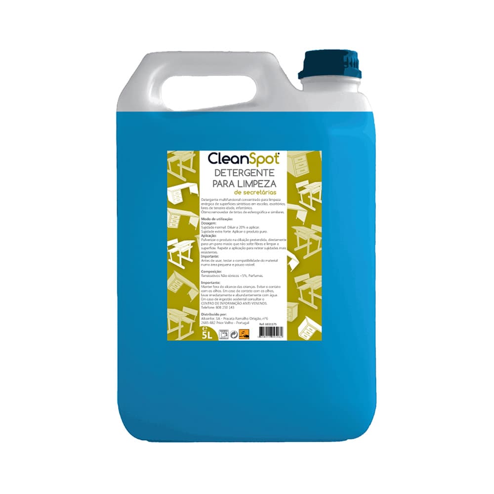 Detergente Limpeza de Carteiras/Secretárias Cleanspot 5L