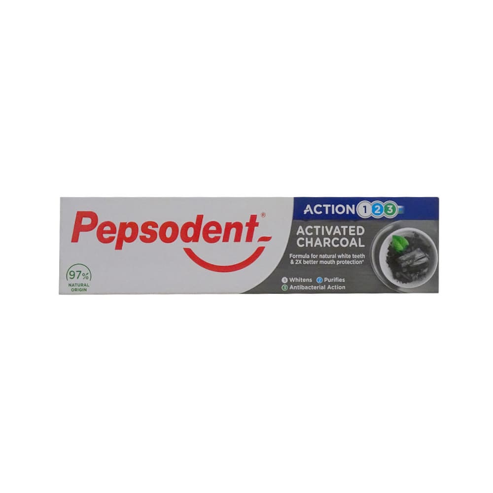 Pasta de Dentes PEPSODENT Carvão activo 75ml
