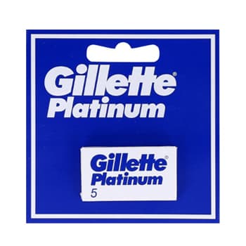 Lâminas Gillette Platinum Recarga 5un