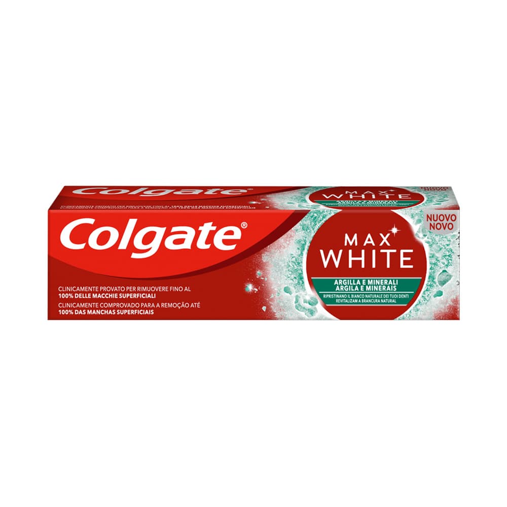 Pasta de Dentes COLGATE Max White Argila e Minerais 75ml
