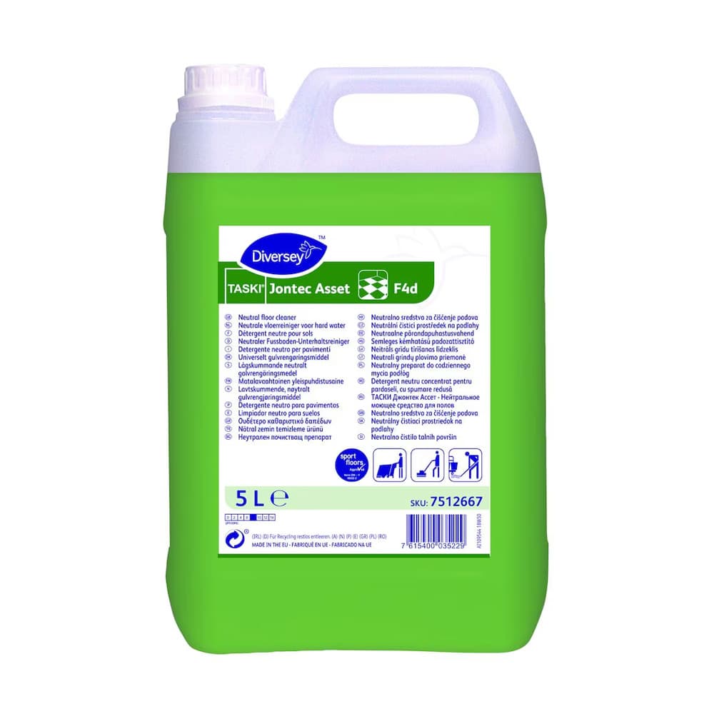 Detergente Pavimentos PH Neutro Jontec Asset F4D 5L