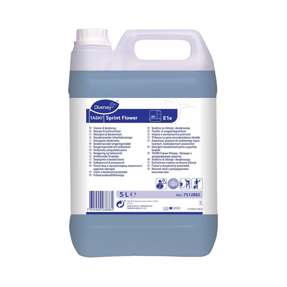Detergente Multiusos TASKI Sprint Flower E1e 5L