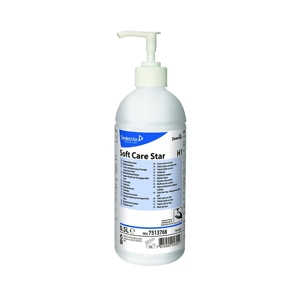 Sabonete Líquido Mãos Diversey Soft Care Star H1 - 500ml