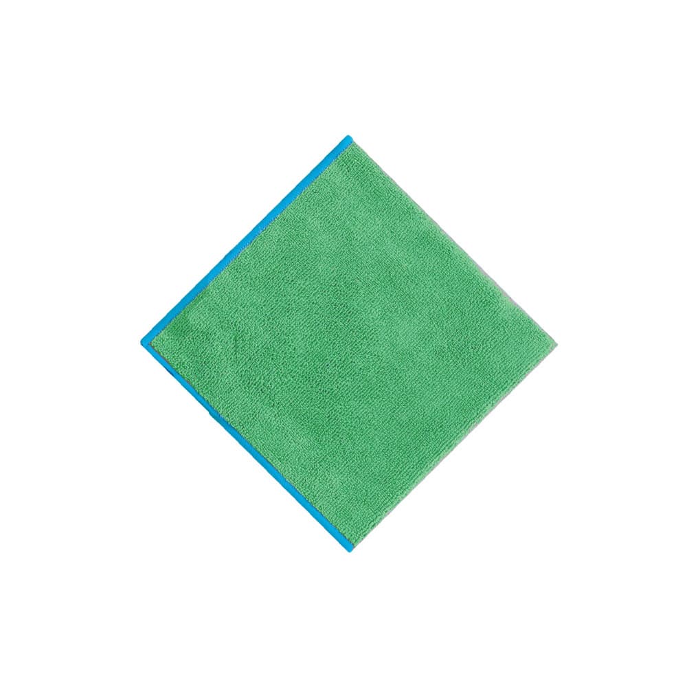 Pano Microfibra 40x40cm 300g Terry Verde Pack 5un