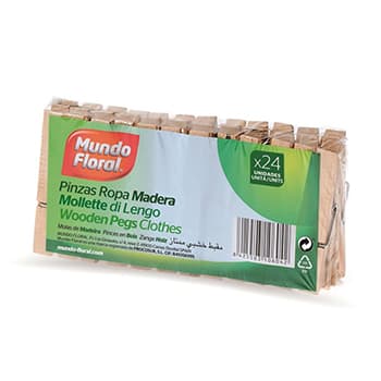Molas Roupa Madeira 24un
