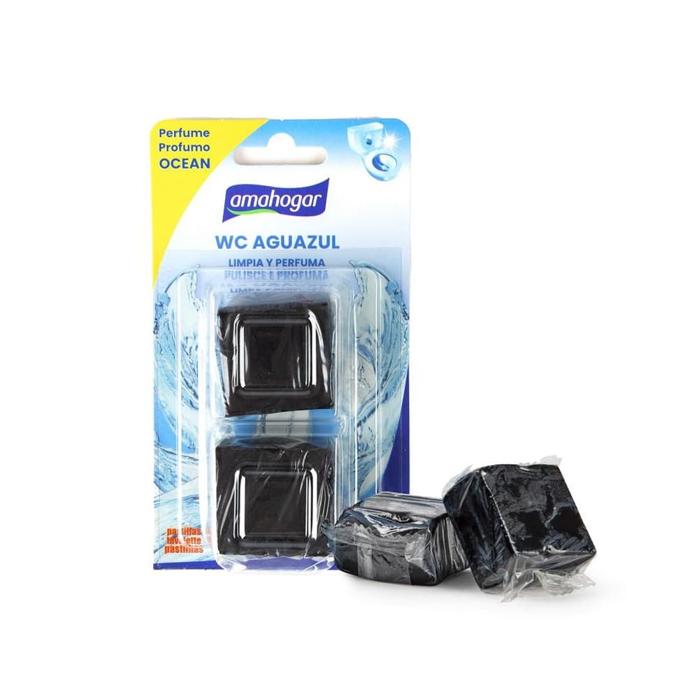 Recarga Bloco Sanitário WC Agua Azul 2un