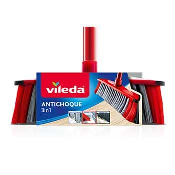 Vassoura/Escova Antichoque Vileda 3 em 1 com Cabo