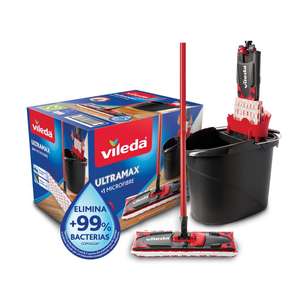 Balde e Mopa Com Espremedor Ultramax Vileda
