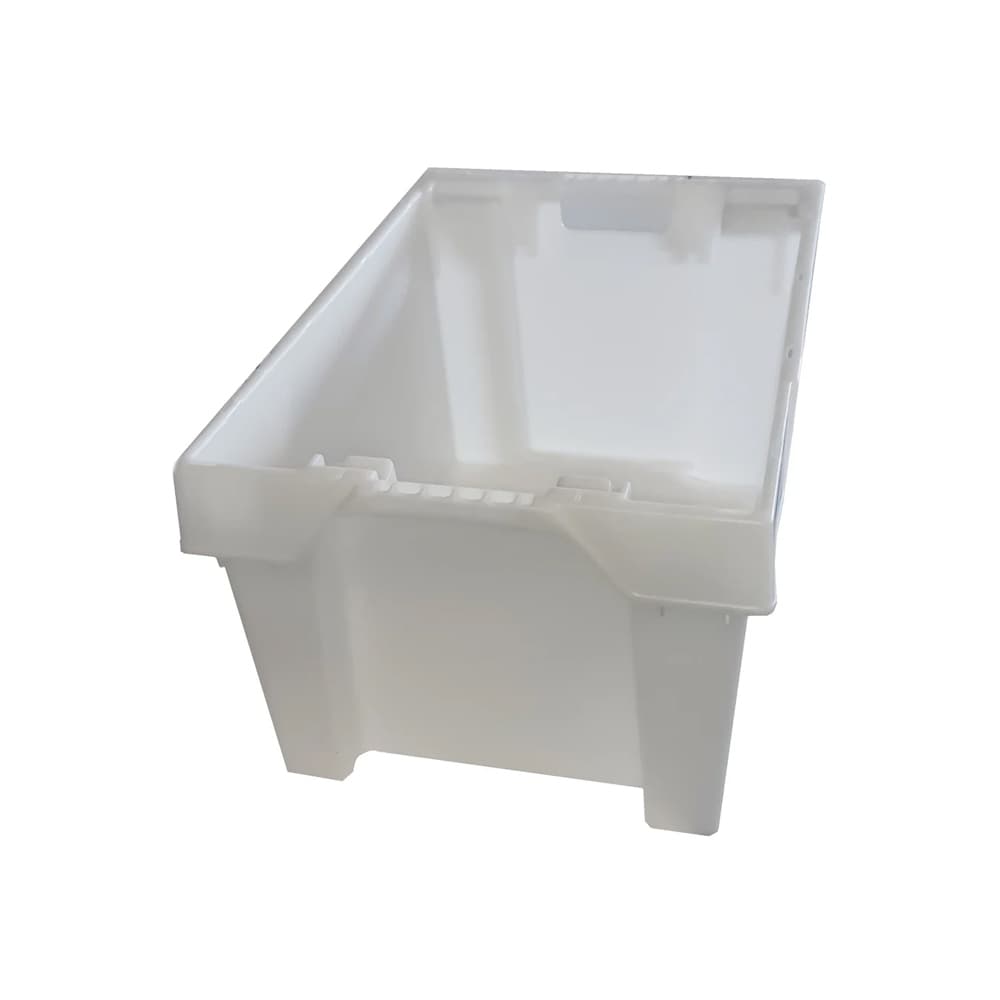 Caixa Logística Plástica Fechada 60x40x30cm 52L Branca