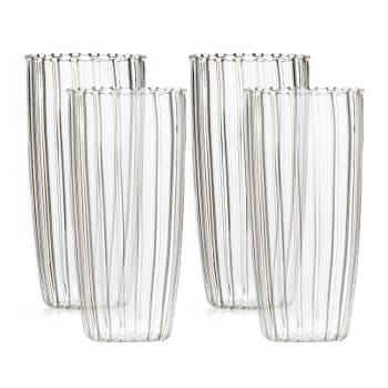 Copos Cristal para Chá Frio Conjunto 4 un