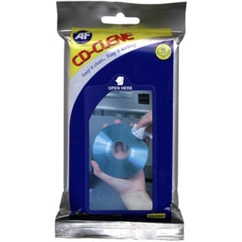Toalhetes Limpeza CDs / DVDs 25un