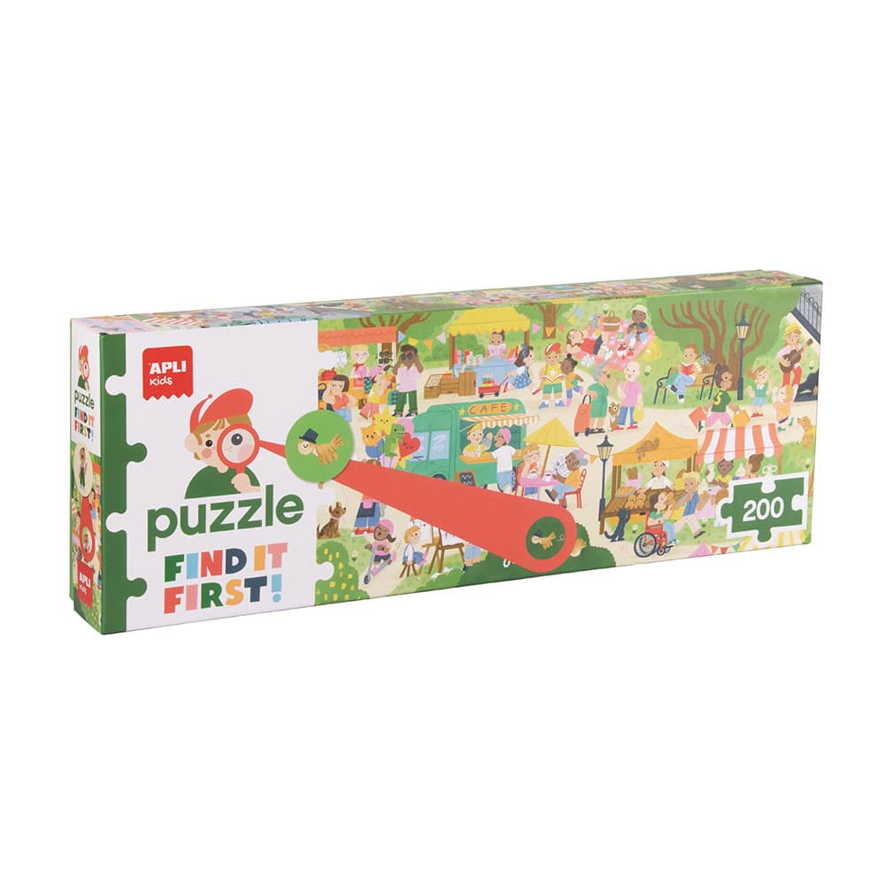 Jogo Educativo Puzzle Apli Observação Mercado 200 Peças