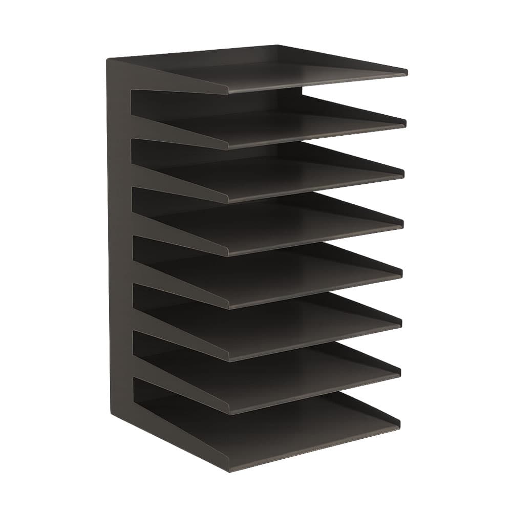 Conjunto 8 Tabuleiros Metálicos Preto