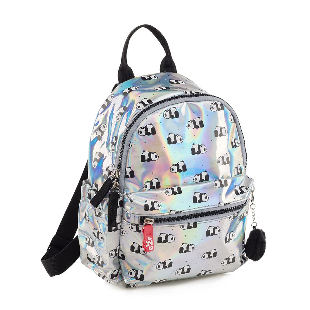 Mochila Infantil Mini Panda Holografica 5L