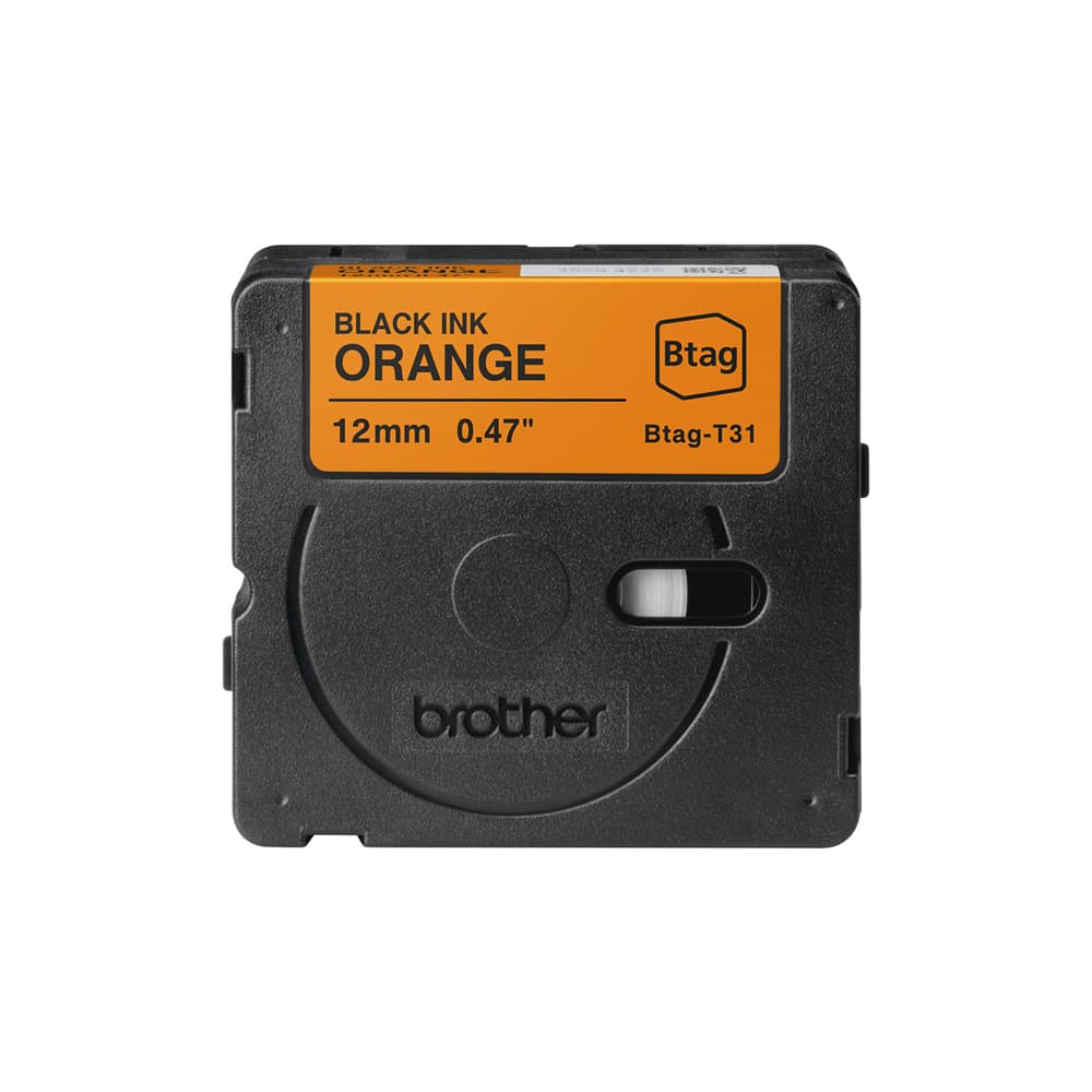 Fita Btagt31 12mmx4mts Laranja/Preto