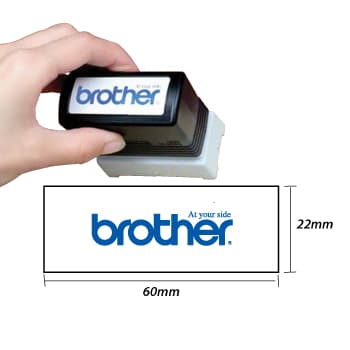 Carimbo 22x60mm Verde Brother PR2260G6P 6un
