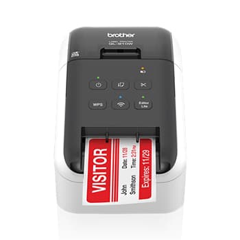 Impressora Etiquetas Preto/Vermelho QL-810WC Wi-Fi