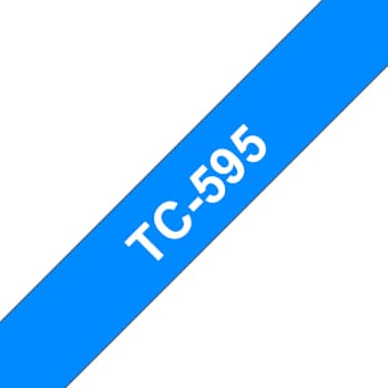 Fita Laminada 09mmx7,7mts Azul/Branco