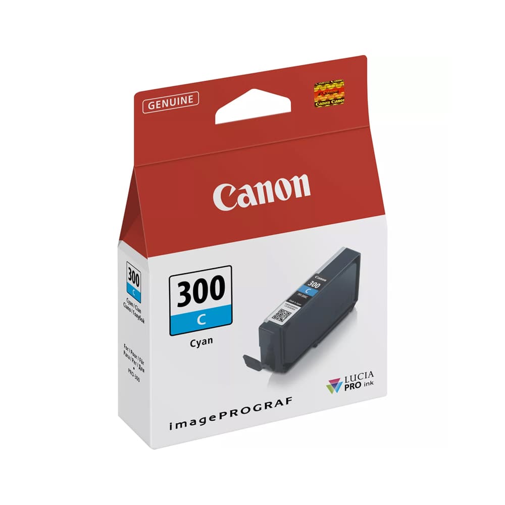Tinteiro Canon PFI-300 Azul 4194C001 14,4ml