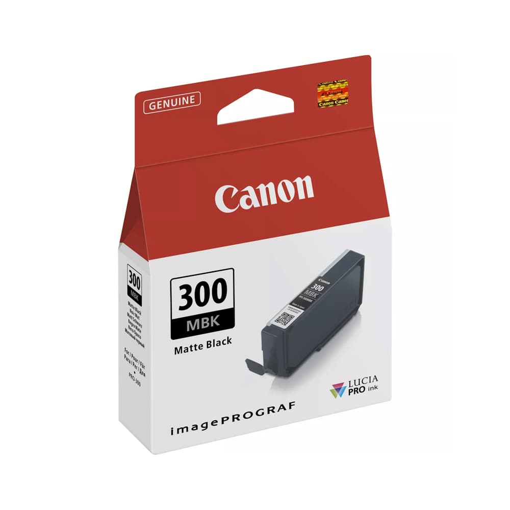 Tinteiro Canon PFI-300 Preto Matte 4192C001 14,4ml