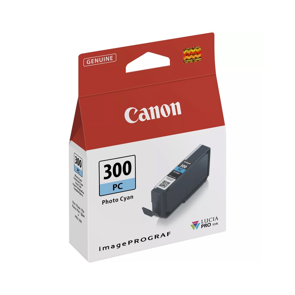 Tinteiro Canon PFI-300 Azul Foto 4197C001 14,4ml