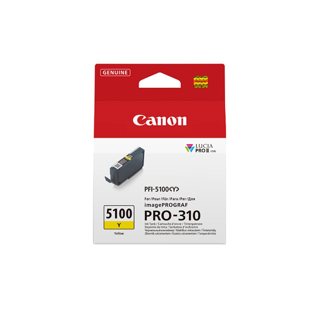 Tinteiro Canon PFI-5100 Amarelo 6955C001