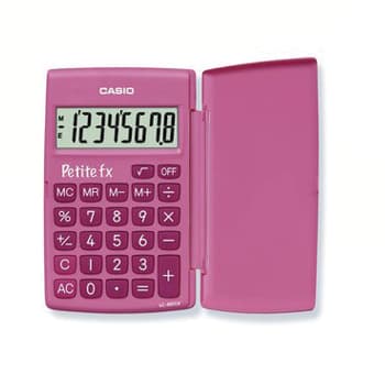 Calculadora de Bolso Casio LC401LV Rosa 8 Digitos