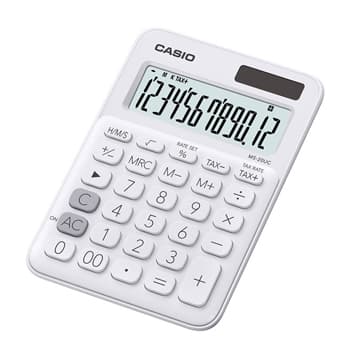 Calculadora Secretária Casio MS20UCWE Branco 12 Dígitos
