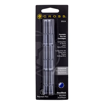 Cartucho Tinta Cross Azul Escuro/Preto 1 Und