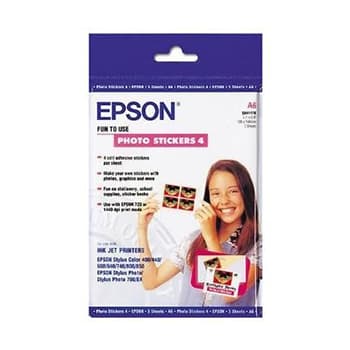 Papel de Autocolante Fotografico A6 250gr (SO41176) 5 Folhas