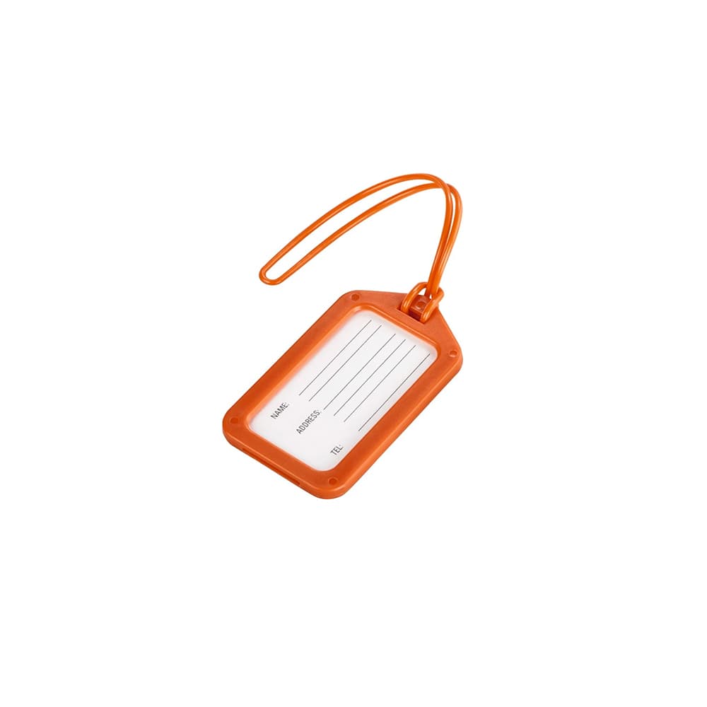 Etiqueta Identificação para Mala Viagem Laranja 2un