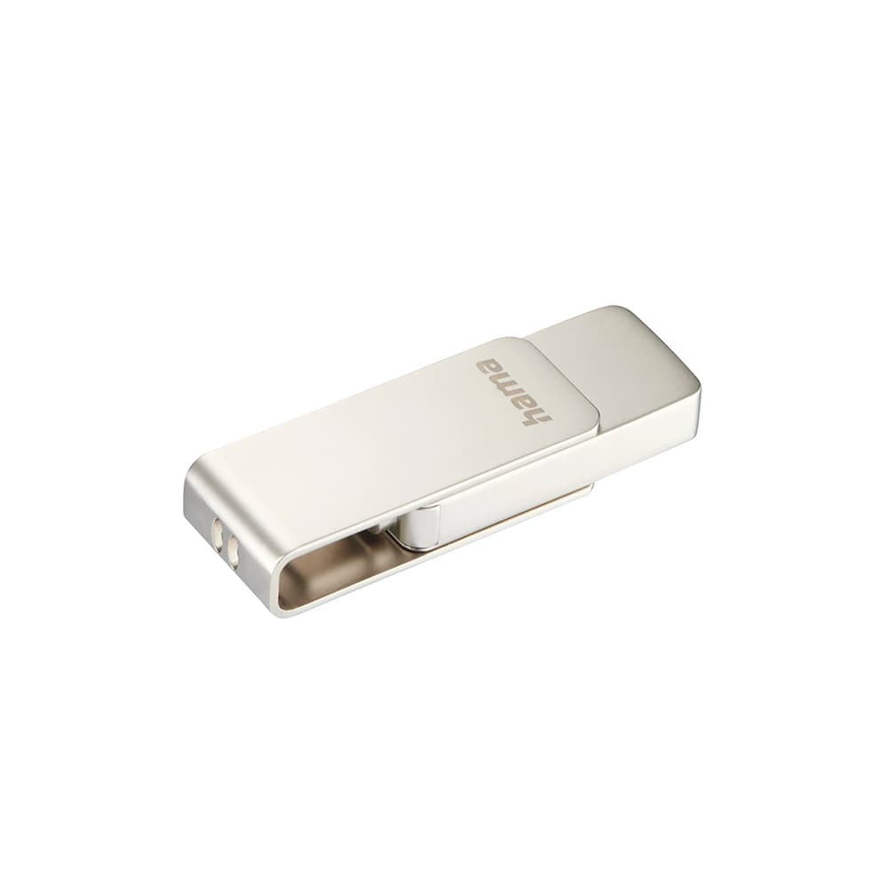 Pen Drive USB-C 3.1 64GB Hama Uni-C Rotate Pro Prata