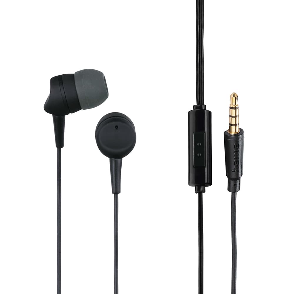 Auriculares In-Ear Jack 3.5mm Kooky Preto